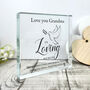 Personalised In Loving Memory Dove Crystal Token, thumbnail 1 of 6