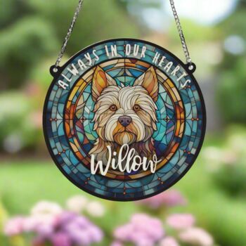 West Highland Terrier Memorial Suncatcher, 6 of 6