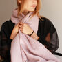 Reversible Colour Contrast Cashmere Blend Scarf, thumbnail 10 of 12