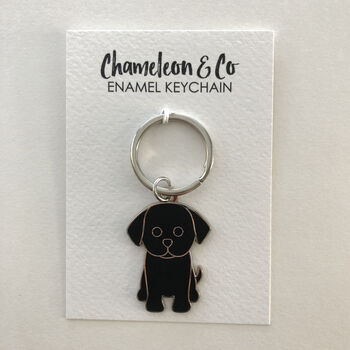 Labrador Puppy Keyring, 6 of 10