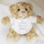 Personalised 'Born In' Teddy Bear, thumbnail 2 of 3