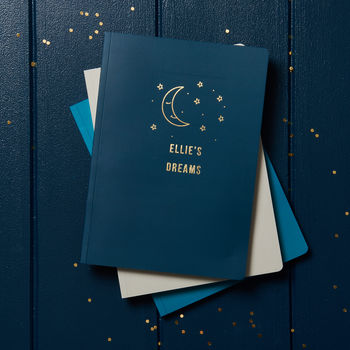 Personalised Gold Foil A5 Dream Journal, 6 of 7