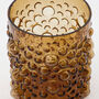 Amber Foam Bubbly Glass Vase, thumbnail 2 of 4