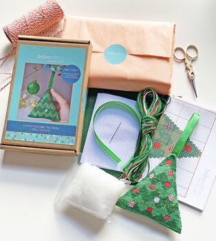 Stitch Your Own Christmas Tree Craft Kit, 3 of 6