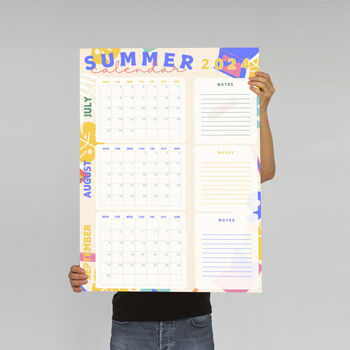 Summer Holiday Wall Planner 2024, Summer Bucket List, 3 of 9