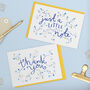 Gold Foil Little Note Card, thumbnail 2 of 2