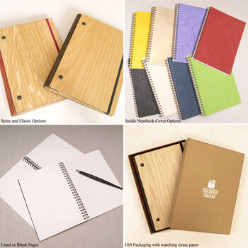 Personalised Wooden Travel Planner Notebook, 4 of 4