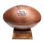 Personalised Vintage Full Cowhide Leather Rugby Ball, thumbnail 1 of 7