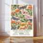 Natural History Museum Set Of Two Flower And Butterfly Prints, thumbnail 5 of 5