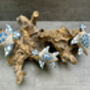 Set Of Three Swimming Turtles On Driftwood – Handmade Gift, thumbnail 1 of 11