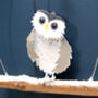 Christmas Tree Owl And Star Hanging Decoration, thumbnail 4 of 5