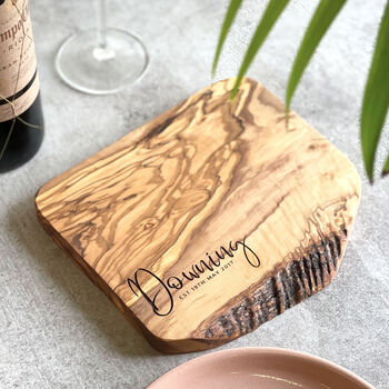 Personalised Wooden Cheese Board, 2 of 5