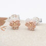 Gold Plated And Sterling Silver Birth Flower Earrings, thumbnail 5 of 12
