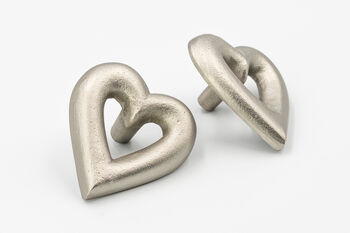 Solid Brass Heart Drawer Cabinet Knob, 2 of 9