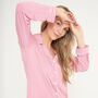 Personalised Super Soft Pink Long Jersey Pyjamas, thumbnail 2 of 7
