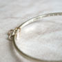 Personalised Bangle With Hearts, thumbnail 3 of 5