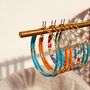 Beaded Hoop Earring, thumbnail 1 of 4