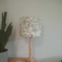 Watercolour Floral Lampshade Blues Yellows Handmade Fabric Drum Lamp Shade Table Floor Or Ceiling Pendant, thumbnail 7 of 10
