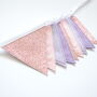 Lilac And Pink Sparkle Bunting, thumbnail 5 of 5