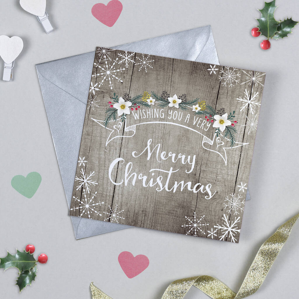 Pack Of Five Luxury Christmas Cards By Michelle Fiedler Design ...