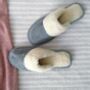 Suede Mule Slippers, thumbnail 9 of 11