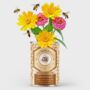 Personalised Birthday Flower Tin Bees Knees Gift, thumbnail 1 of 4
