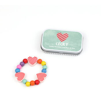 Personalised Heart Bracelet Gift Kit, 3 of 7