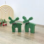 Green Reindeer Christmas Candles And Christmas Decor, thumbnail 8 of 10