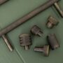 Antique Brass Knurled Kitchen Handle 170mm, thumbnail 2 of 2