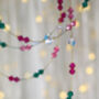 Crystal Christmas Garland, Handmade, thumbnail 7 of 12