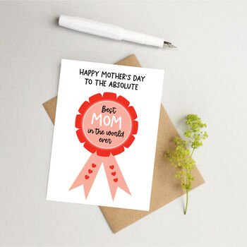 Mother's Day Card For Best Mum, Mummy, Mama Or Mom, 3 of 5