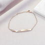 Personalised Rose Gold Plated Birth Crystal Bracelet, thumbnail 4 of 12