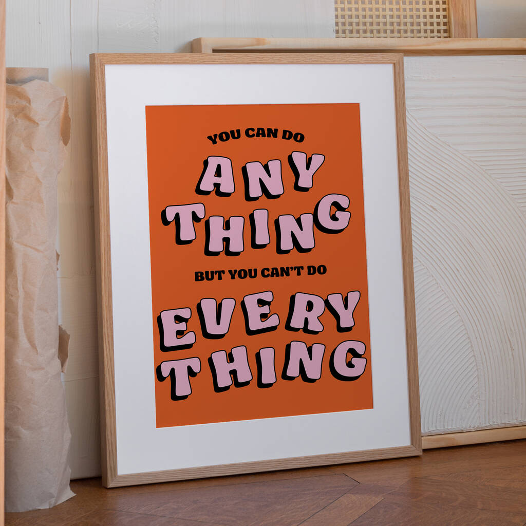 You Can Do Anything Unframed Art Print By Arrow Gift Co you can do anything unframed art print by arrow gift co