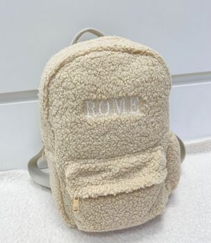 Personalised Boucle Embroidered Rucksack, 3 of 3