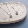 Solid Silver Star Charm Necklace Set, thumbnail 1 of 6
