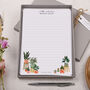A5 Personalised Letter Writing Paper With Houseplants, thumbnail 1 of 4