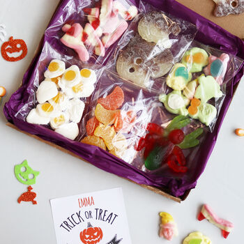 Halloween Treats Personalised Letterbox Sweet Gift, 4 of 12