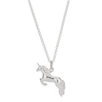Unicorn Necklace, Sterling Silver Or Gold Plated, 11 of 11