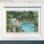 St Just In Roseland, Cornwall Collage Print, thumbnail 1 of 7