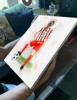 Football Personalised Print Customisable, 4 of 10