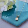 9ct Gold Small Medallion Necklace, thumbnail 1 of 3
