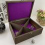 Personalised Message Wooden Jewellery Box, thumbnail 8 of 10