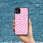 Personalised Pink Cheetah Animal Print iPhone Case, thumbnail 5 of 5