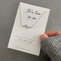 Silver Heartbeat Necklace. There For You, thumbnail 1 of 6