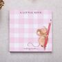 Pink Mouse Memo Pad Block For Your Desk, thumbnail 1 of 3
