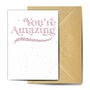 You're Dotty Amazing Plantable Greetings Card, thumbnail 2 of 3