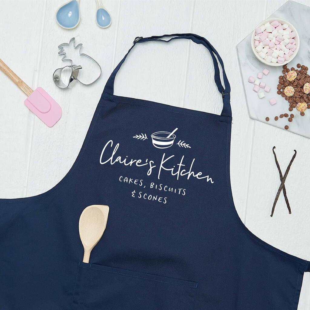 Personalised Baking Kitchen Apron By Sunday's Daughter