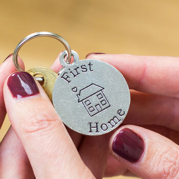 First Home Gift Housewarming Present Keyring, 5 of 8
