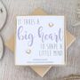 It Takes A Big Heart To Shape A Little Mind Rose Gold Earrings, thumbnail 1 of 4