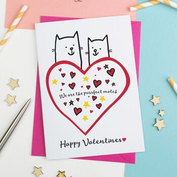 The Purrfect Match Valentines Card, 2 of 2